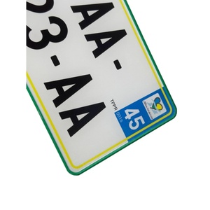 Plaques d'<span class=keywords><strong>immatriculation</strong></span> européennes modernes et personnalisées en aluminium pour voitures et motos - Product Image 4