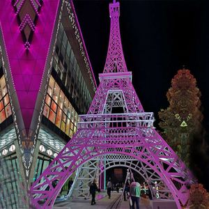 Statua della Torre <span class=keywords><strong>Eiffel</strong></span> in Metallo da 5m/Modello Vintage in Ferro per Decorazione di Ristoranti a Tema Francese e Arredi per Caffè e Bistrot all'Aperto - Product Image 6