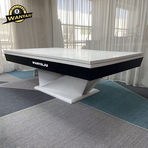 Mesas de <span class=keywords><strong>Billar</strong></span> Profesionales de Lujo Modernas de Madera Maciza con Superficie de Mármol de <span class=keywords><strong>7</strong></span>, 8 y 9 <span class=keywords><strong>Pies</strong></span>, con Tablero para Comedor y Tablero para Tenis de Mesa - Product Image 5