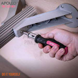 Kit d'outils à main rose pour femme, 71 pièces, pour réparation domestique, complet, <span class=keywords><strong>portable</strong></span>, avec étui rigide, en acier au carbone durable, pour bricoleur domestique, OEM ODM - Product Image 5