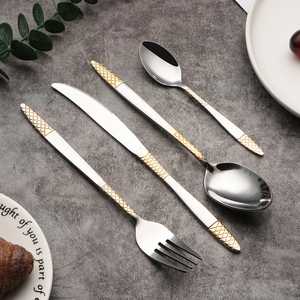 Couverts en plaqué or 24k impériaux de luxe haut de gamme couverts en plaqué or couverts en plaqué or <span class=keywords><strong>à</strong></span> <span class=keywords><strong>vendre</strong></span> - Product Image 6