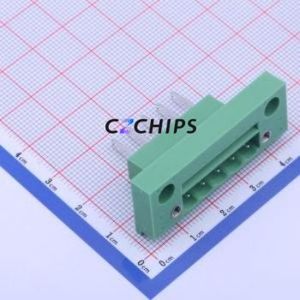 KF2EDGWB-5.0-5P Plug-in Terminal Block Through hole,P=5mm Connector Board-to-Board / Socket - Closed Screw Fixing 1x5P 5mm - Product Image 1