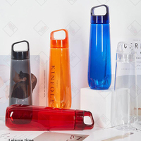 Bouteille d'eau en plastique écologique promotionnelle pour les voyages et les étudiants
