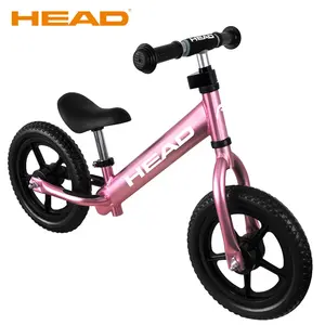 Head equilíbrio de alumínio bicicleta, para crianças e bebês sem pedal esporte treinamento bicicleta para crianças 4-8
