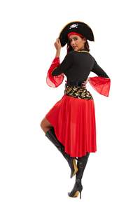 <span class=keywords><strong>Costume</strong></span> de <span class=keywords><strong>pirate</strong></span> <span class=keywords><strong>pour</strong></span> <span class=keywords><strong>femme</strong></span> - Robe de <span class=keywords><strong>pirate</strong></span> des Caraïbes <span class=keywords><strong>pour</strong></span> Halloween avec chapeau et ceinture, ensemble de cosplay - Product Image 6
