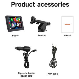 Layar Carplay nirkabel portabel 7 inci 2.5D untuk mobil CP705 pemutar Multimedia DVD Video Pantalla untuk Apple IPhone/ <span class=keywords><strong>Samsung</strong></span> Galaxy - Product Image 6