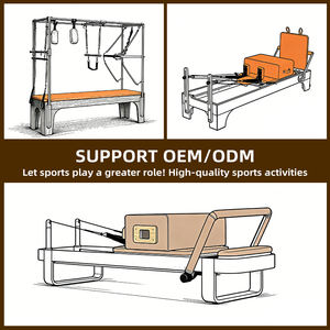 Venta al por Mayor de Nueva Máquina Reformer de Pilates de Madera de Roble para Gimnasio en Casa, Yoga y Cama de Entrenamiento de Core - Product Image 4