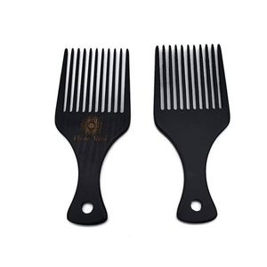Peine africano de madera negra natural para baño - Product Image 4