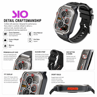Montre connectée 1,96 pouces, étanche 30 m, bracelet en silicone magnétique, Bluetooth, santé, sport, compatible avec iOS et Android