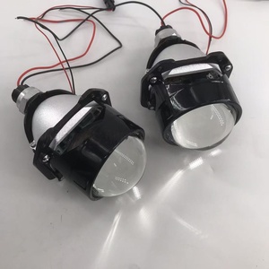 Super brillante 100W 2,5 pulgadas <span class=keywords><strong>LED</strong></span> lente faro alto haz bajo proyector Bi <span class=keywords><strong>LED</strong></span> Retrofit Kit proyector faros H4 - Product Image 2
