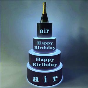 Support à gâteau d'anniversaire LED personnalisé RICHSHINING à 2, 3, 4 ou 5 niveaux avec logo, idéal pour les fêtes, mariages et centres commerciaux - Product Image 6