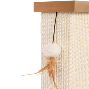 Youme OEM sẵn sàng 67cm Anthracite sisal bài với một 14cm dày bài và bóng theo dõi cho hoạt động mèo một con mèo đồ chơi tương tác kratzbaum - Product Image 2