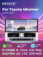 MEKEDE MS système multimédia de voiture à bordure ultra-étroite lecteur de voiture Android Auto Radio vidéo DVD Mp3 pour TOYOTA 4Runner 2007-2021