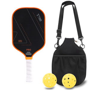 Raquette de pickleball en fibre de carbone Toray T700 16 mm, équipement d'entraînement approuvé par les États-Unis avec sac de transport en maille - Product Image 2