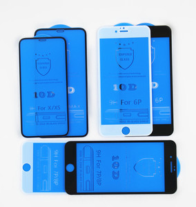 10D Tempered Glass Bảo Vệ Màn Hình 9 H Đầy Đủ Màn Hình Bìa Bảo Vệ Cuộn Phim Cho <span class=keywords><strong>iPhone</strong></span> <span class=keywords><strong>6</strong></span> 7 8 Cộng Với X XR XS Max - Product Image 5