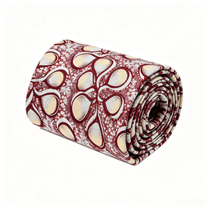 Tissu <span class=keywords><strong>Pagne</strong></span> Africain en Coton Popeline Imprimé Wax, Motif Fleurs Roses Surdimensionné, 6 Yards pour Robe de Soirée et Foulard/Paréo - Product Image 4