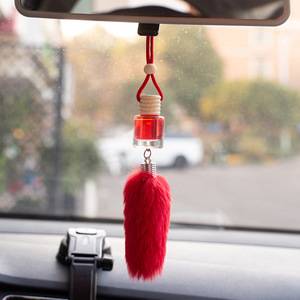 Luxury Hanging Tassel Car Air Freshener 8ml Glass Essential Oil <b>Diffuser</b> <b>Bottle</b> Perfume Pendant Rearview Mirror Aromatherapy - Product Image 2
