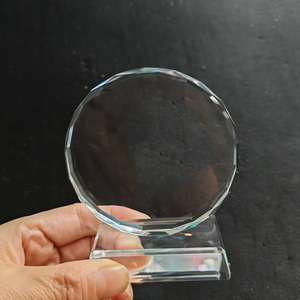 Ornements commémoratifs transparents en gros à bas prix, cadres photo, mini-trophées en verre, récompenses écologiques avec gravure personnalisée - Product Image 2