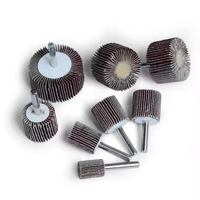 Broche de ponçage abrasive montée personnalisable vadrouille tissu papier brosse rabat roue poignée arbre bois roue outils pour le polissage