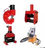 Machine de traitement de barres omnibus DHY-200 Max 200 X 12 mm, poinçonnage, découpe, pliage 3 en 1
