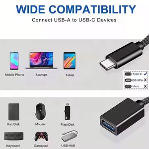 New OTG <b>Adapter</b> Cable <b>Type</b>-<b>C</b> to USB3.0 Mobile Phone Charger Converter for Tablet PC U Disk Card Reader for Laptop - Product Image 6