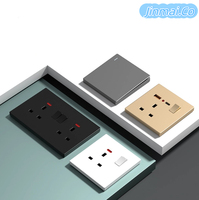 Fabricant d'interrupteurs muraux Commerce extérieur transfrontalier Prise d'interrupteur standard britannique 13A Usine de panneau de prise USB multifonction