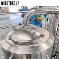 Équipement de micro-brasserie commercial complet de 400 L, clé en main, utilisé pour la brasserie artisanale à domicile et dans les hôtels