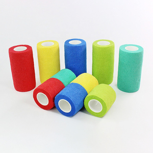 Bandage cohésif auto-adhésif d'enveloppe auto-adhésive colorée par YTL-0001 pour l'habillage médical humain de sports et l'enveloppe de vétérinaire - Product Image 1