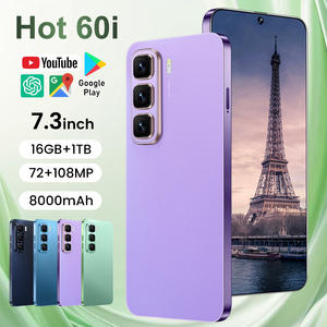 Vente chaude Nouveau Hot 60i 5G Smartphone Authentique Téléphone Android 7.3 Pouces Écran Anglais Fonctionnement Nouveau Prix d'affaire Original - Product Image 4