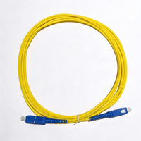 Cable de Conexión de Fibra Óptica Monomodo SC-SC Personalizado, 4M 9/125μm OS2, Blindado, para Conexión de Red Industrial