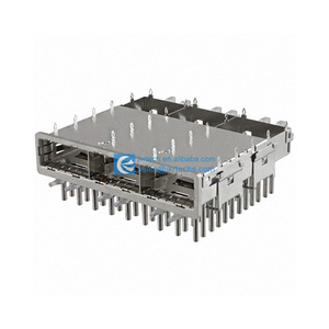 Bom Supplier U90-G371-101a Qsfp Cage Ganged <strong>1</strong>*3 with Heat <strong>Sink</strong> Connector Press-Fit Through Hole Right <strong>Angle</strong> U90g371101a - Product Image 1