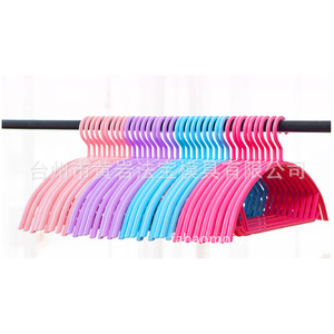 <b>Plastic</b> Clothes Hanger Non Slip Rectangle <b>Hook</b> Type For Clothing Organizer Injection Molding Mold - Product Image 1