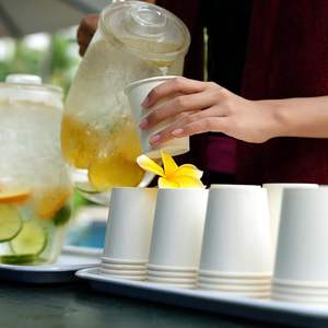 Geheel Gekleurde Bubble Thee Composteerbare Wegwerp Bedrukte Papieren Bekers Op Maat - Product Image 4