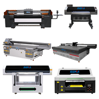 Impresora Híbrida UV LED Flexible de 1.8M, Impresión de Inyección de Tinta UV, Póster, Pancarta, Lona, Alfombra, Cuero, Adhesivo, Película, Mapa, Máquina para Prendas