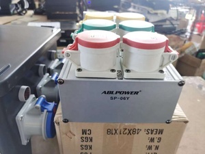 Hộp phân phối điện hợp kim nhôm 16A 3P với đầu ra 6 chiều điện áp xoay chiều 32A/63A cho thiết bị âm thanh và ánh sáng sân khấu - Product Image 5