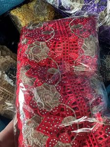 Bordado coche hueso encaje lentejuelas pestañas accesorios nupciales velo de boda muñeca decoración Material blanco - Product Image 5