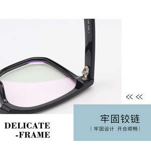 Monture de lunettes Danyang Square TR90 28024, légère, monture complète, unisexe, verres en résine, lunettes tendance - Product Image 4