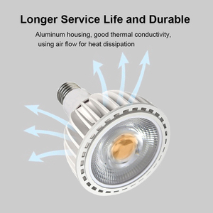 AC100-265V par20 PAR30 PAR38 <span class=keywords><strong>LED</strong></span> Dimmable <span class=keywords><strong>LED</strong></span> Spotlight bóng đèn tại chỗ ánh sáng nhôm vỏ E26 E27 cơ sở recessed ánh sáng bóng đèn - Product Image 6