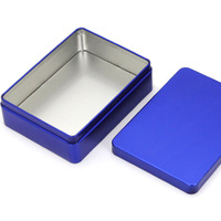 Boîtes carrées en fer blanc de qualité alimentaire pour chocolat, chewing-gum, thé, biscuits, bonbons, gâteaux – Fabricant chinois – Couleur unie personnalisable