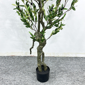 Arreglo de Plantas Artificiales, Planta Artificial Decorativa para Interiores, Árbol de Olivo - Product Image 4