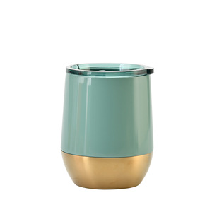Tasse à café en acier inoxydable de 12 oz, gobelet à vin, tasse à eau isolante en forme de U à grande capacité - Product Image 5