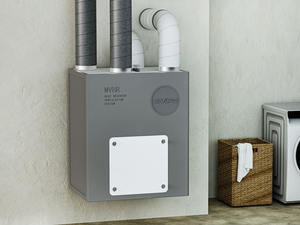 Système de ventilation à récupération d'énergie EVIPO ERV mural, avec unité de bypass automatique MVHR pour l'air frais - Product Image 5