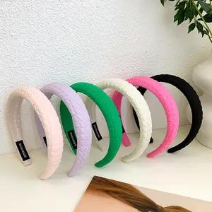 Haarschmuck 2021 Haar bänder Stirnbänder Designer Strass Haarband Faux Diamant Stirnband Luxus Bling Stirnband für Frauen