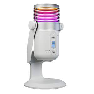 192kHz 24Bit USB <b>Condenser</b> <b>Microphone</b> RGB Light Noise Suppression Cardioid Pattern for Podcast/Streaming/Recording PD100X RGB US - Product Image 6