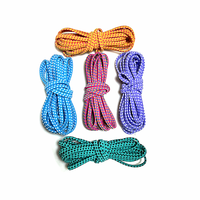 Corde à sauter chinoise en caoutchouc torsadé de 3 m en polyester et latex coloré durable pour enfants 2024