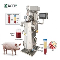 Centrifugeuse tubulaire pour la séparation du sang porcin avec moteur pour le traitement du plasma animal