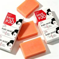 Jabón Sólido de Papaya Filipina OEM con Ácido Kójico, Aceite Esencial Facial y Corporal, Jabón Hidratante Hecho a Mano, en Stock