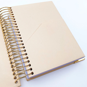 Cuaderno de impresión personalizado, papel de aluminio de oro rosa, anillo de alambre espiral, diario de cubierta dura, planificador diario semanal mensual para <span class=keywords><strong>2022</strong></span> - Product Image 6