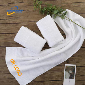 Bordado logotipo personalizado belleza algodón blanco baño Hotel <span class=keywords><strong>fisioterapia</strong></span> habitación rectángulo SPA salón <span class=keywords><strong>de</strong></span> uñas Toalla <span class=keywords><strong>de</strong></span> peluquero - Product Image 3