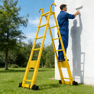 Échelle de rangement pour chevaux M Wireking de <span class=keywords><strong>5</strong></span>, 6, 8, 12 pieds, en aluminium, pour accès quotidien et projets de bricolage - Product Image 5